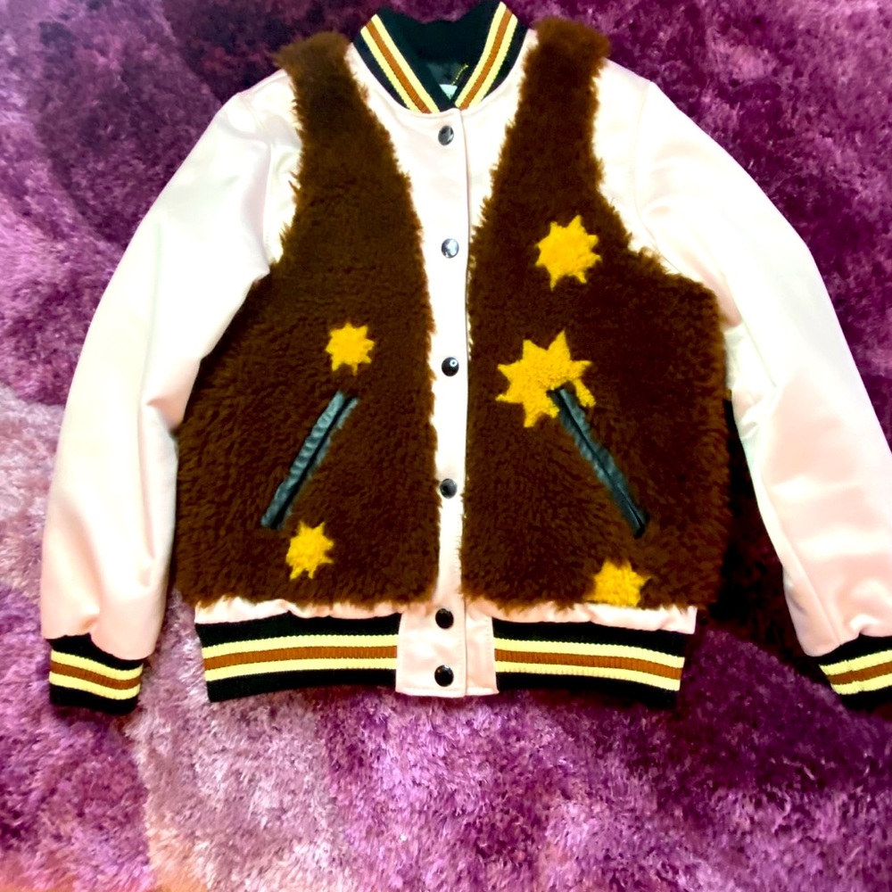 Coach Sundae Shearling Jacket - Picture 7 of 8